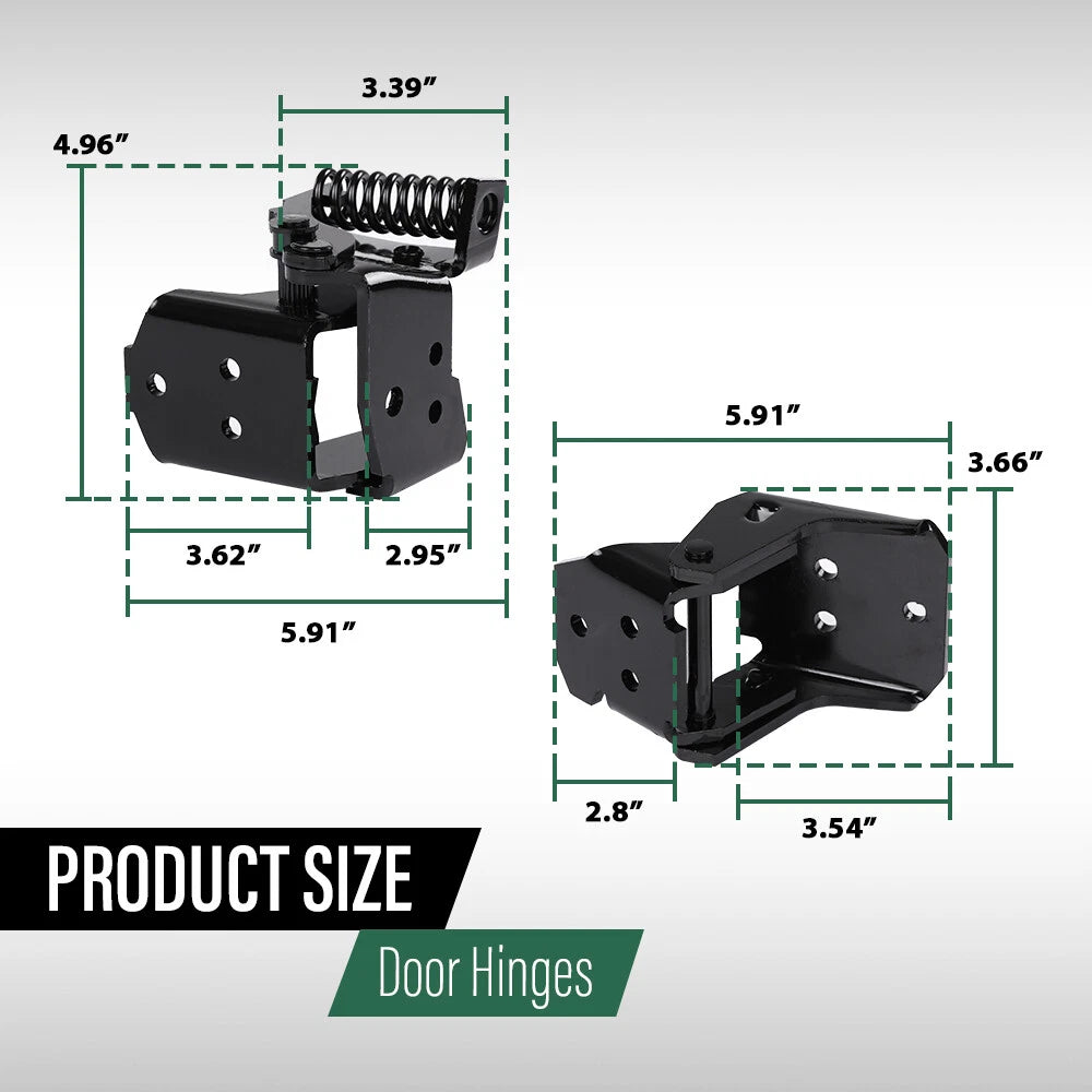 Door Hinge Set for G-body Monte Carlo SS, El Camino, Regal, Oldsmobile (1978–1988)