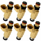 Set of 6 Fuel Injectors for Yamaha F200 F225 (2002–2012) CDH240 69J-13761-00-00
