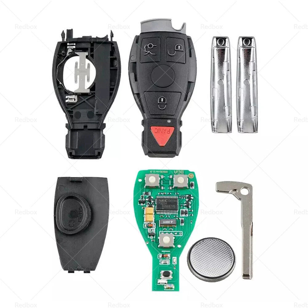 Set of 4 Buttons 315MHz Remote Key for Mercedes C E G GL ML R S Class