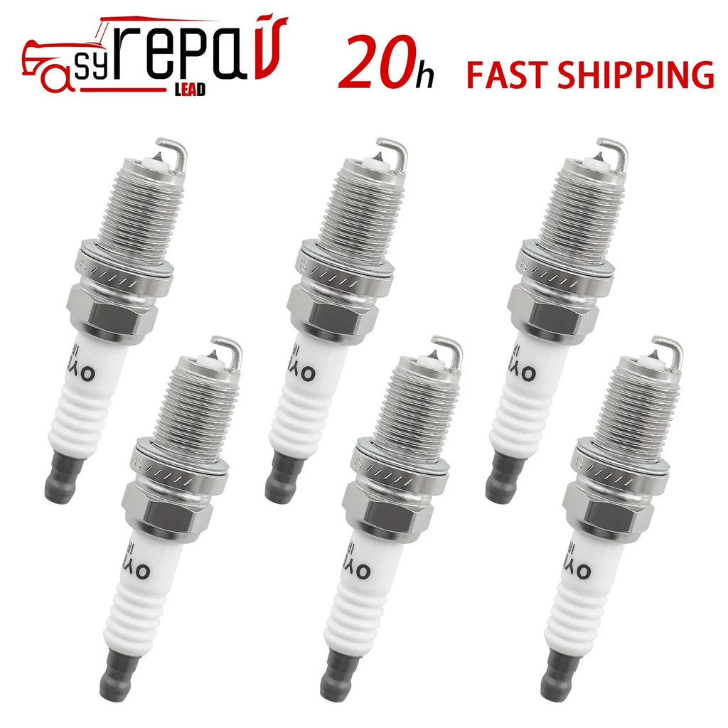 6X Iridium Spark Plugs for Honda Pilot Ridgeline Accord (2003–2008)