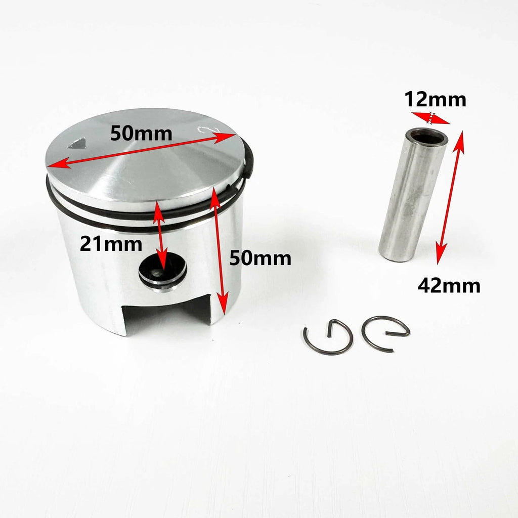 Piston Ring Gudgeon Pin & Clips for 100cc Motorised Push Bike (100cc)