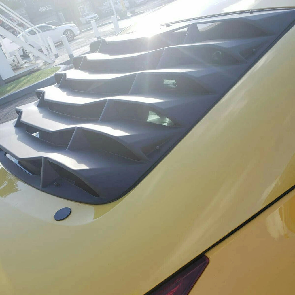 Matte Black Rear Windshield Louvers Cover for Nissan 350Z (2003–2008)