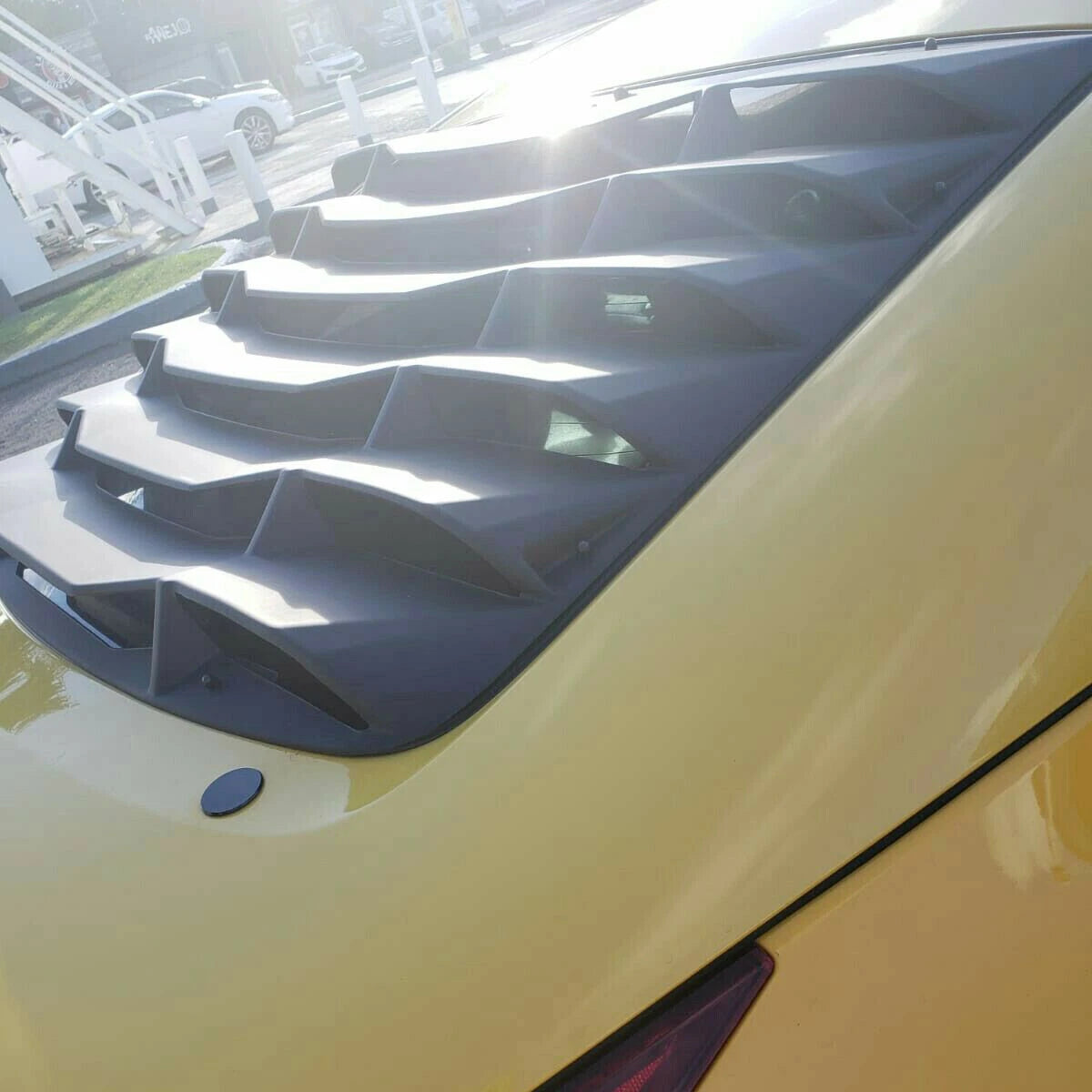 Matte Black Rear Windshield Louvers Cover for Nissan 350Z (2003–2008)