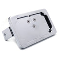 Chrome Side-Mount License Plate Bracket for Yamaha YZF 1000 R1, YZF 600 R6