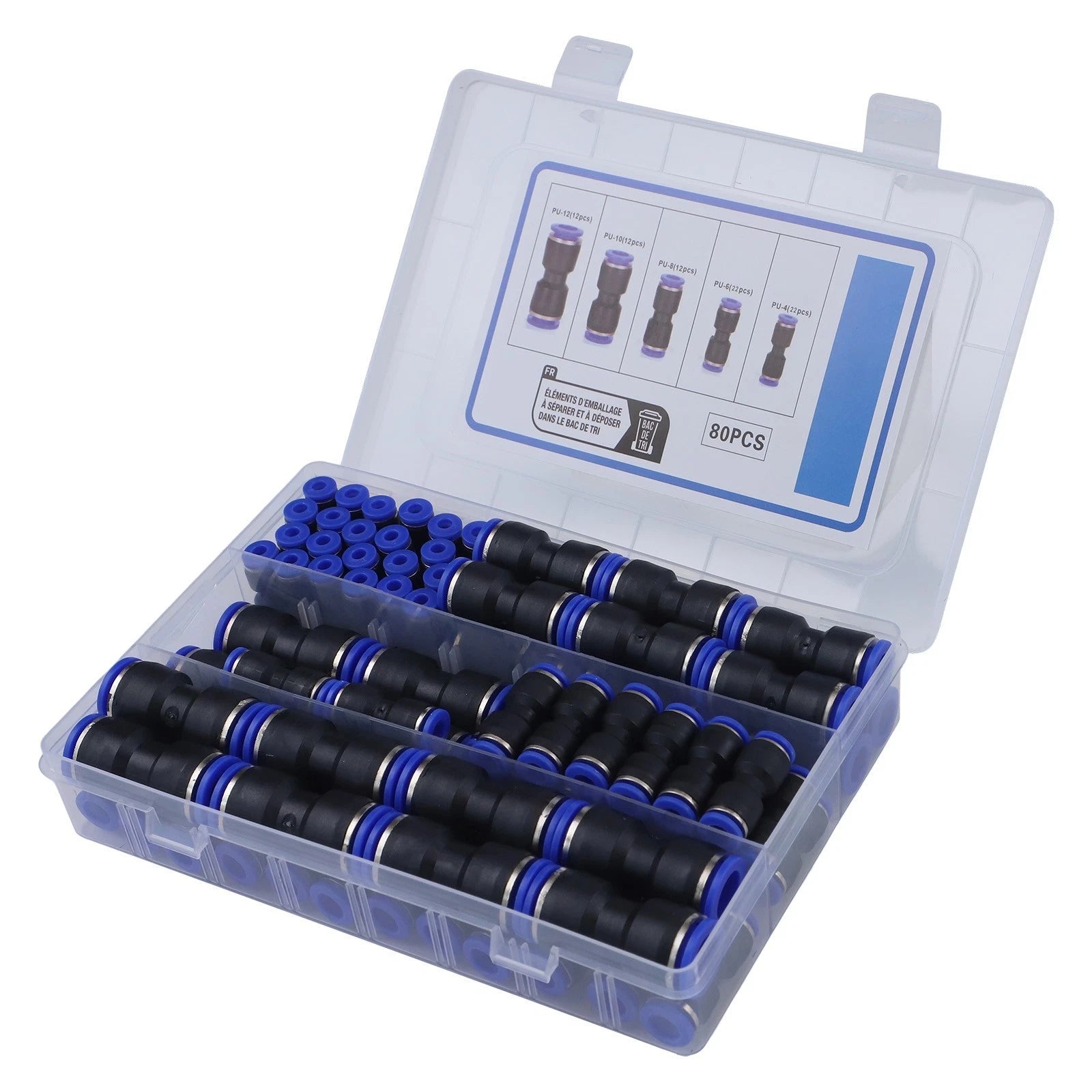 80 pcs Quick Connect Fittings for Automotive Applications