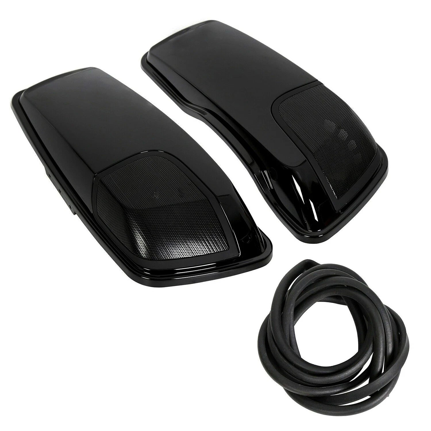 Saddlebag Speaker Lids 5" x 7" Cutout for Harley Touring Street Road Glide (2014–Present)