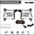 Clear Front Bumper Fog Lights for Chevy Silverado 1500 (2019–2020)