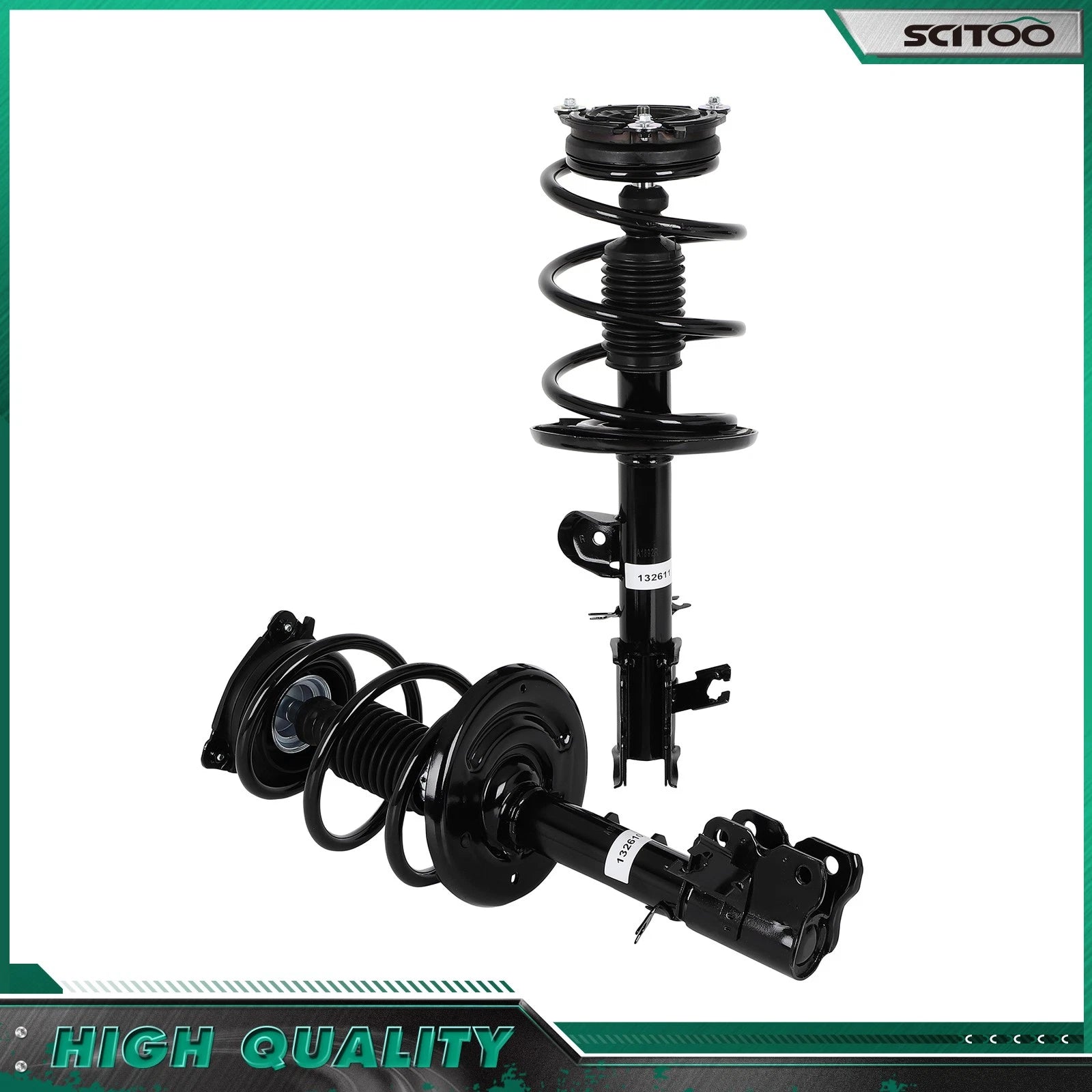 Front Complete Struts w/ Coil Springs Assembly for Nissan Quest (2011–2017)