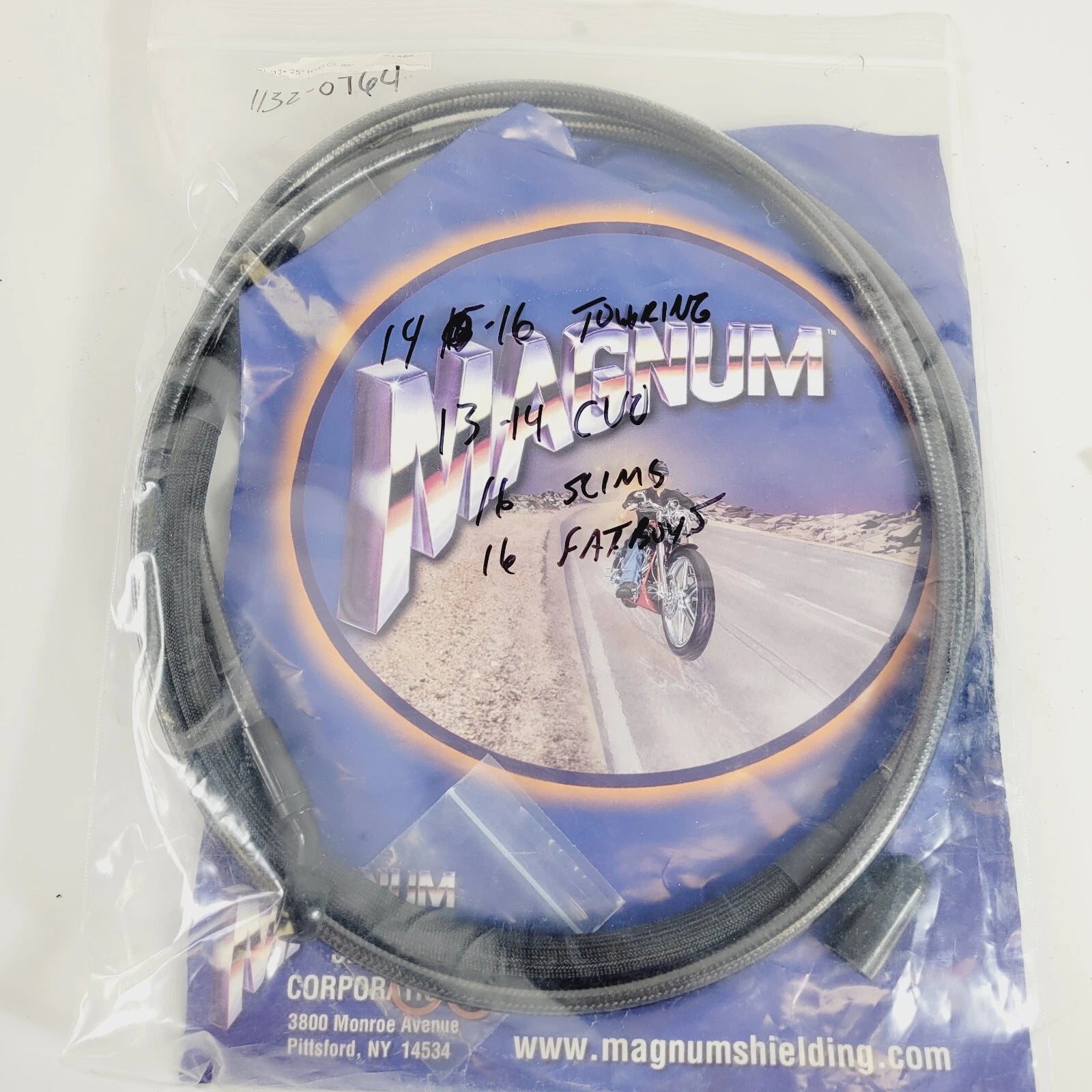 Magnum Hydraulic Clutch Line for Harley CVO (2014–2023) 41568 Black Pearl 68" 35°