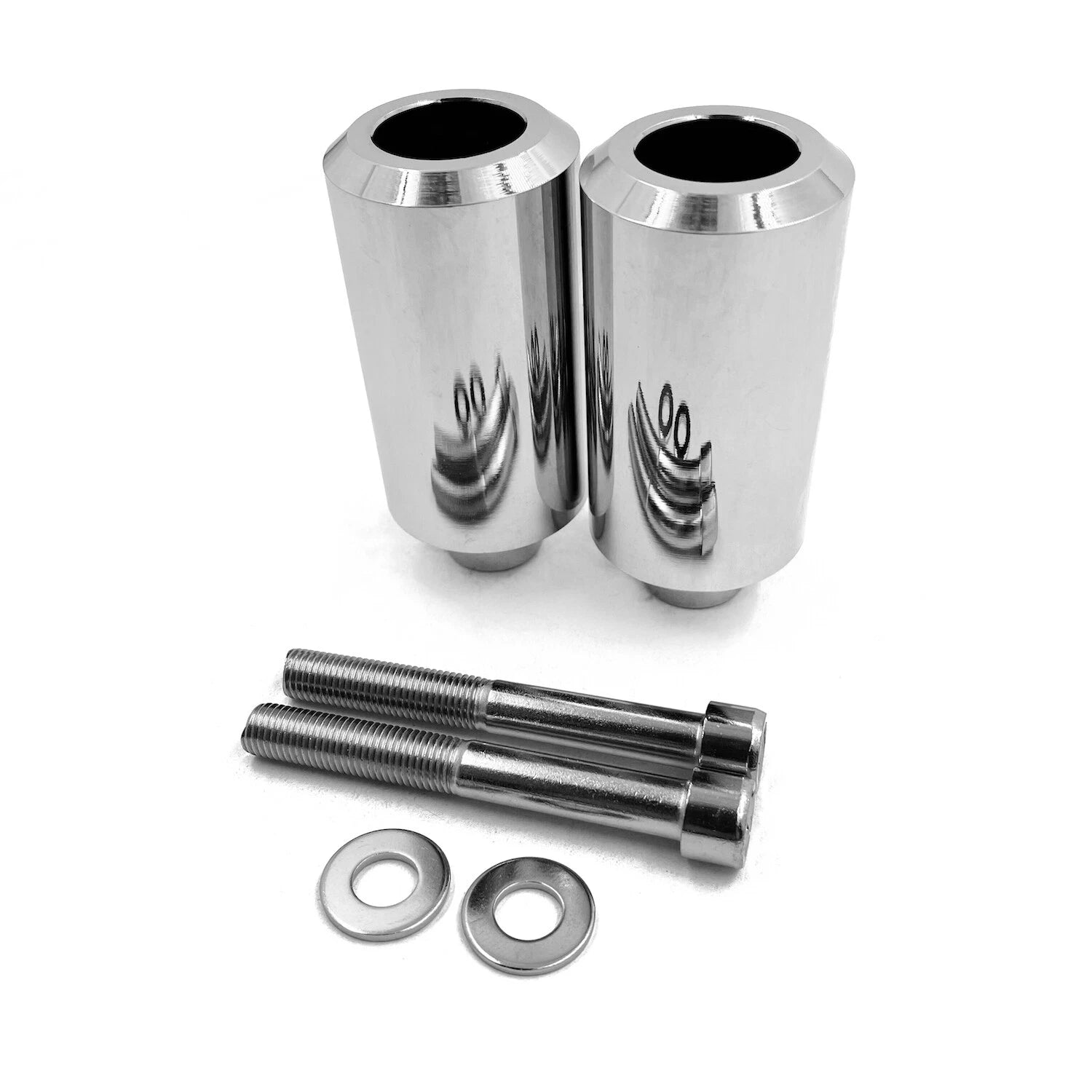 Chrome Billet Aluminum Frame Slider Crash Protector for Yamaha FZ1 (2006–2011)