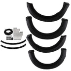 Set of 4 Black Fender Flares for Ford F150 (2009–2014) FO1268100 TRA288113