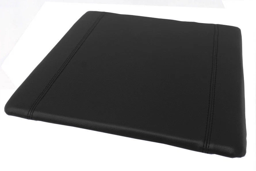 Leather Synthetic Console Armrest Cover for Ford F250 (2011–2016) Black