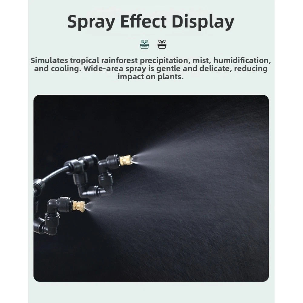 360 Degree Copper Nozzle Fine Mist Sprayer for Garden Use