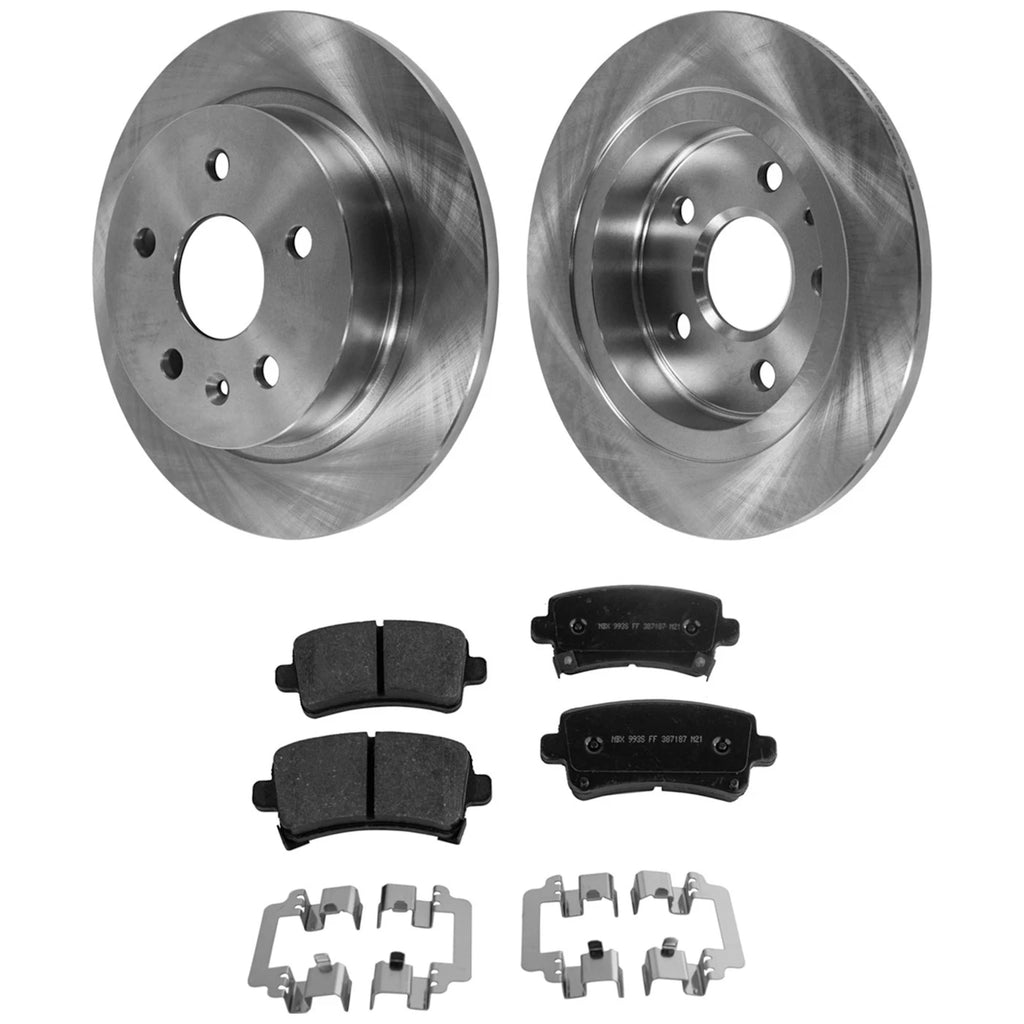 Brake Disc Rotors and Pads Kit for Chevy Buick Regal Malibu (2011)