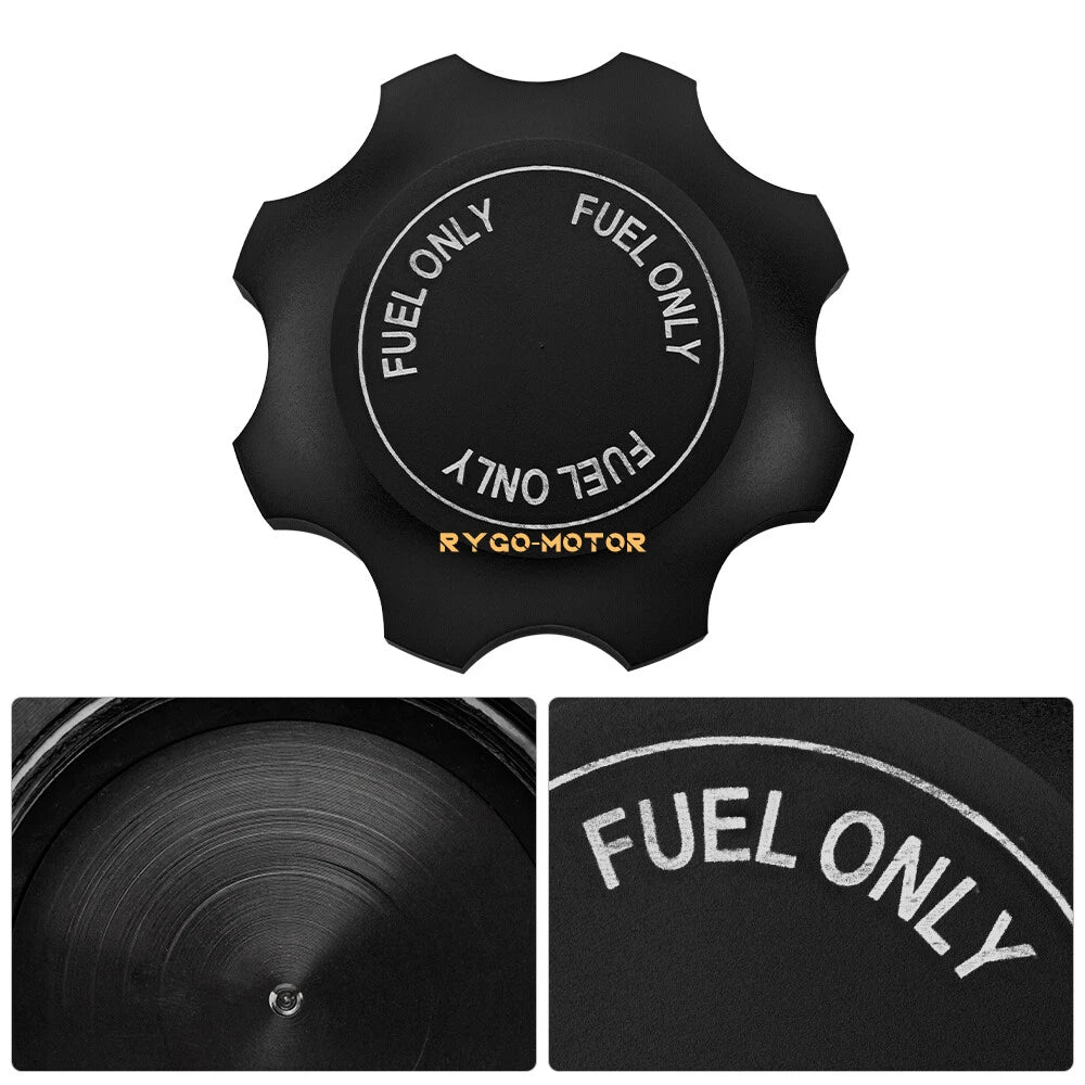 Billet Black Fuel Gas Cap for Polaris RZR Ranger 1000 900 850 800 570 (2015–2023)
