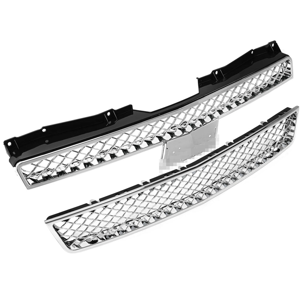 Chrome Grille for Chevy Tahoe/Suburban LTZ 1500 2500 (2007–2013)
