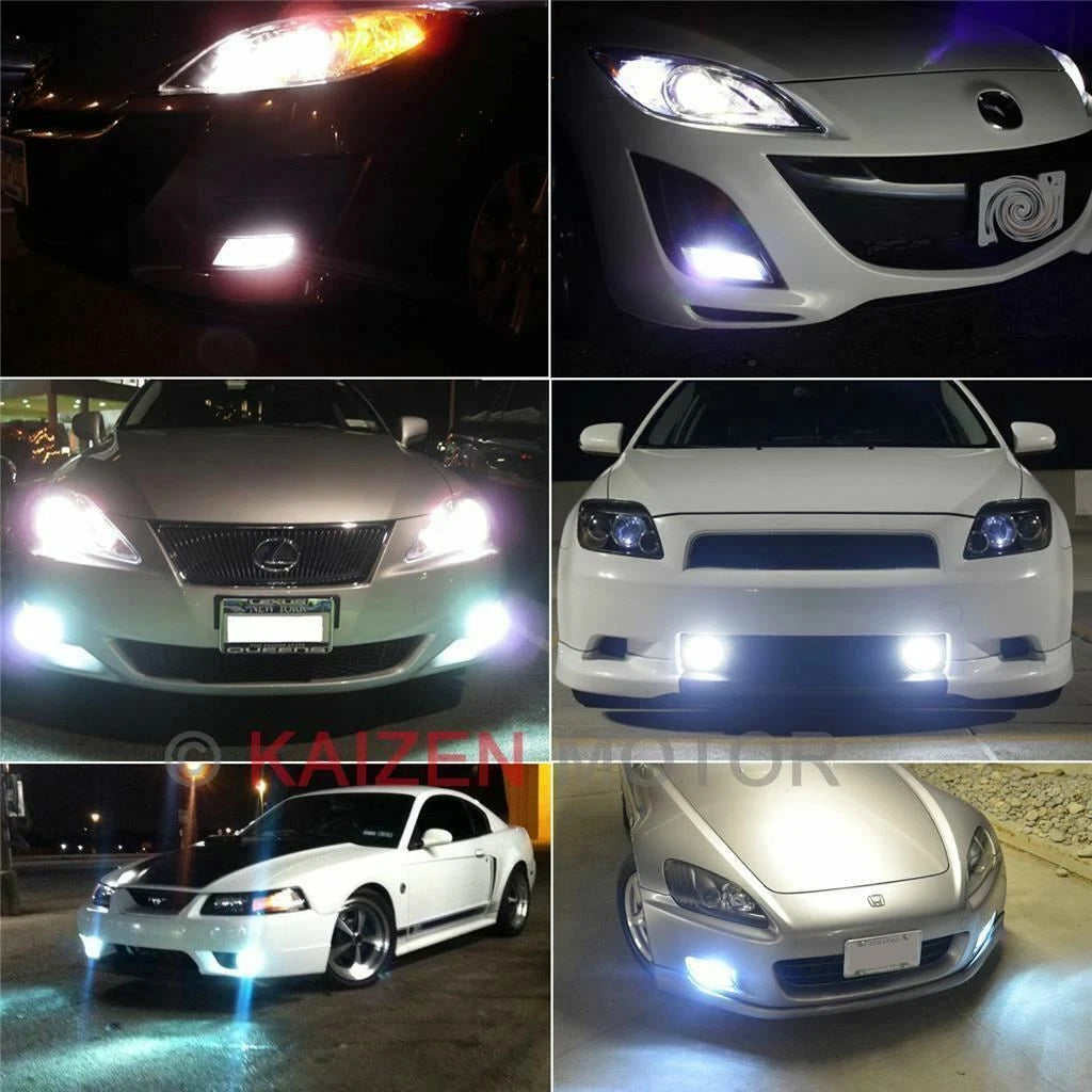 6000K White H3 Halogen Bulb for Headlight Fog Light for DRL Replacement (YYYY-YYYY)