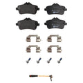 Hella Rear Low-Met Disc Brake Pad Set with Sensor for Mercedes X166 GL63 AMG (2013–2019)