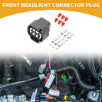 6 Pin Front Headlight Connector Plug for Toyota 