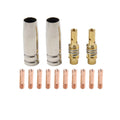 14pcs Contact Tip Kit for Mig Welding Gun MB 15AK (030/035)