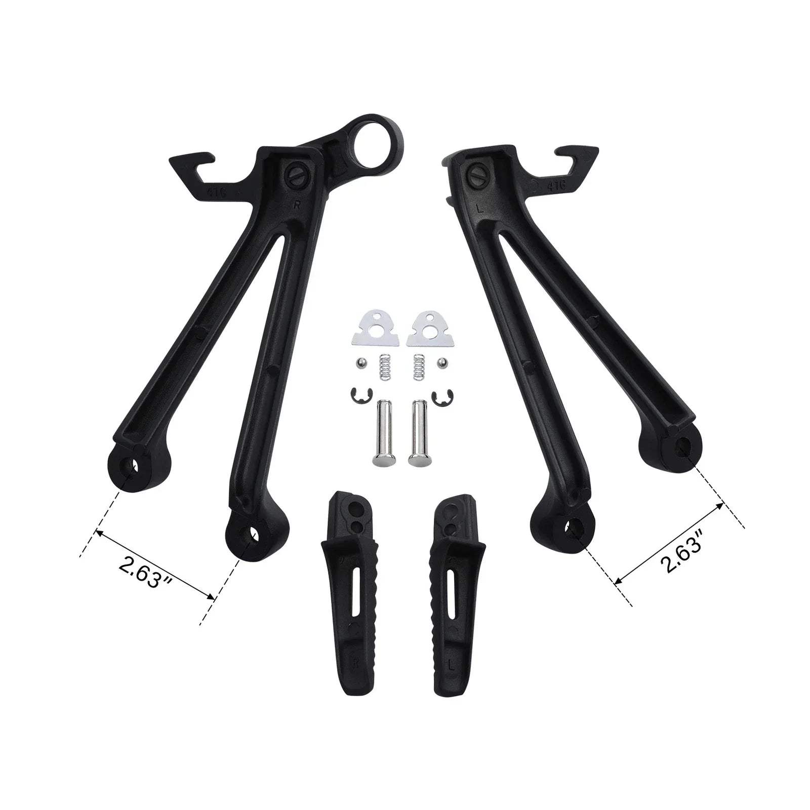 Passenger Footpegs Footrest Bracket for Suzuki GSXR1000 (2005-2006)