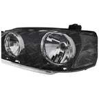LH Headlight BLACK for Ford BA BF Falcon Fairmont (2002-2006)
