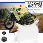 Radiator Reservoir & Cap Kit for Kawasaki KLR650 Tengai KL650B (1987–2010)