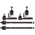 Set of 6 Inner Outer Tie Rods Lower Ball Joints for Subaru Legacy (1998–2004)