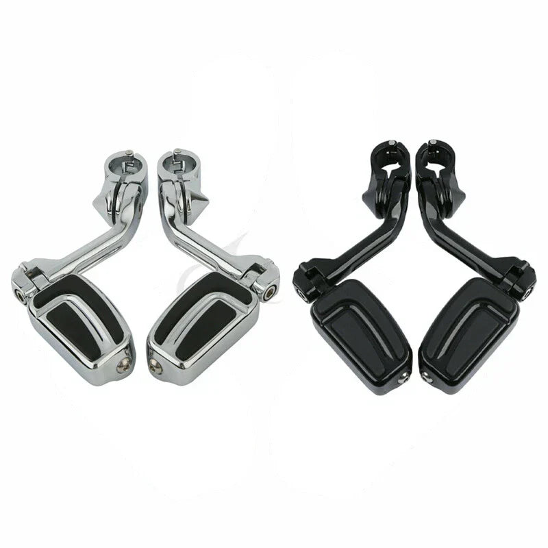 1-1/4'' Angled Engine Guard Foot Peg Mount for Harley Sportster