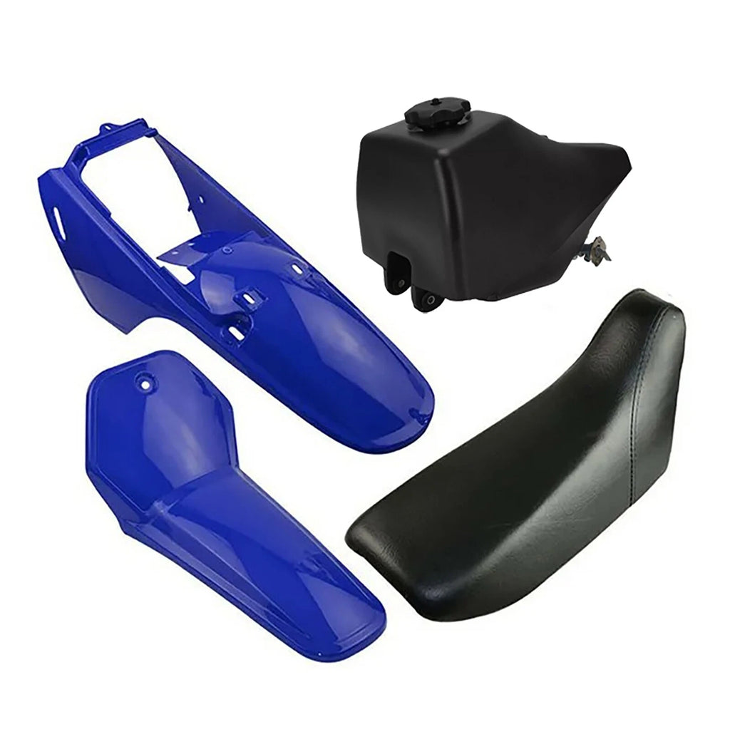PW80 Front/Rear Plastics/Fenders Kit for Yamaha PeeWee 80 (1990–1999)