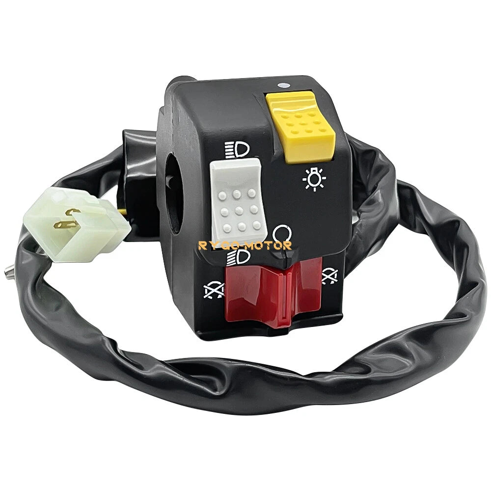 Left Handlebar Light Kill Start Switch for Honda ATC200X ATC250R (1983–1986)