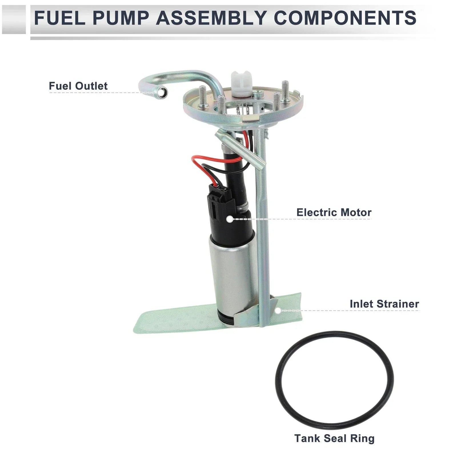 Fuel Pump Assembly 1.8L 2.5L 2.7L for BMW 318i 325 325i (1988-1993)