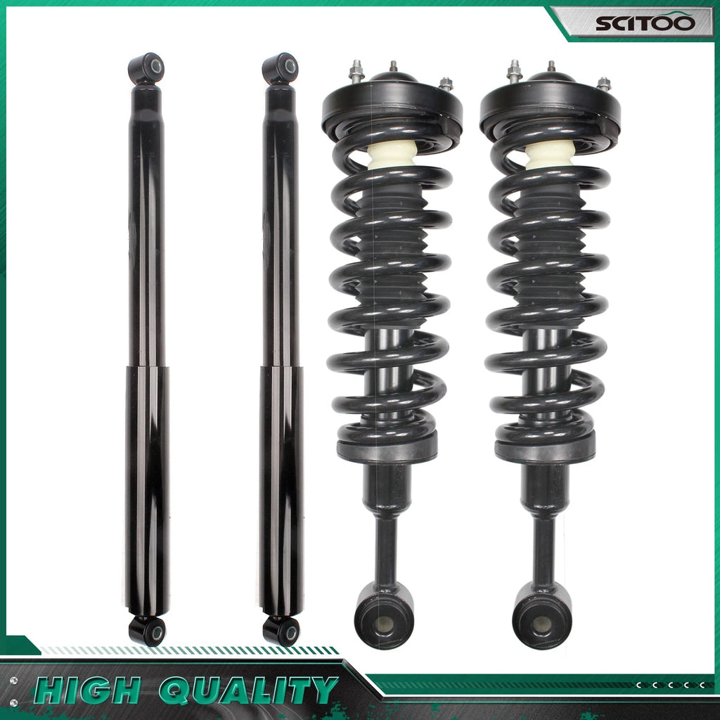 Front Quick Complete Struts w/Springs & Rear Shocks for Ford F-150 (2004–2008)