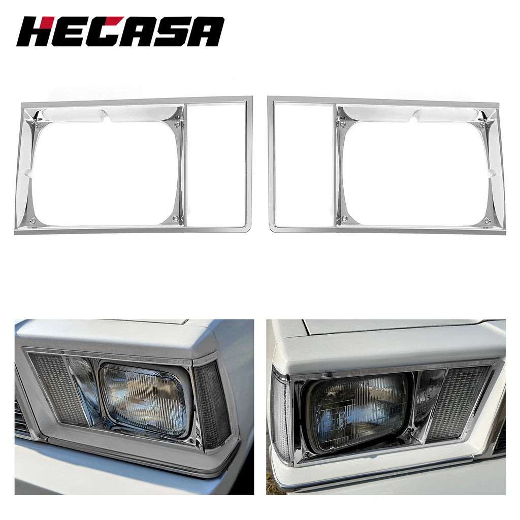 Set of 2 Headlight Trim Bezels for 1978–1979 Malibu El Camino Caballero