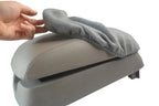 Fleece Console Lid Armrest Cover for Hyundai Santa Fe (2007–2012) Gray
