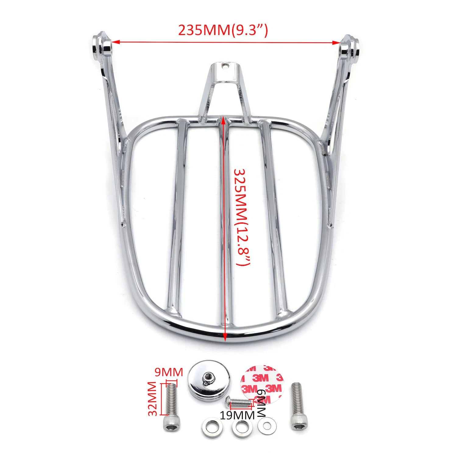Steel Five Bar Luggage Bag Rack for Harley Softail Slim FLSL FXBB (2018–2023)
