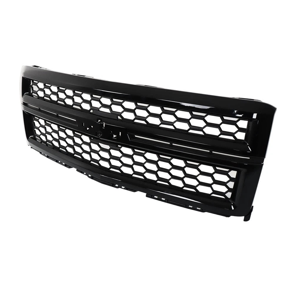 Front Upper Grille Replacement Set for Chevrolet Silverado 1500 (2014–2015)