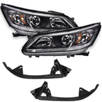 Projector Headlights with Bracket for Honda Accord (2013–2015) LED DRL