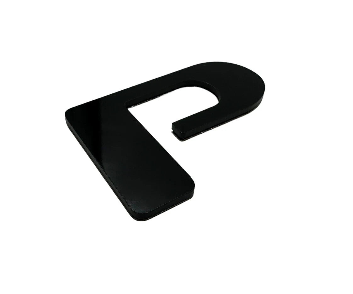 Gloss Black Tailgate Inserts Letters Replacement for 2021-2023 Ford F-150 Platinum