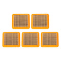 Set of 5 Air Filters for Honda GX50 (Compatible)