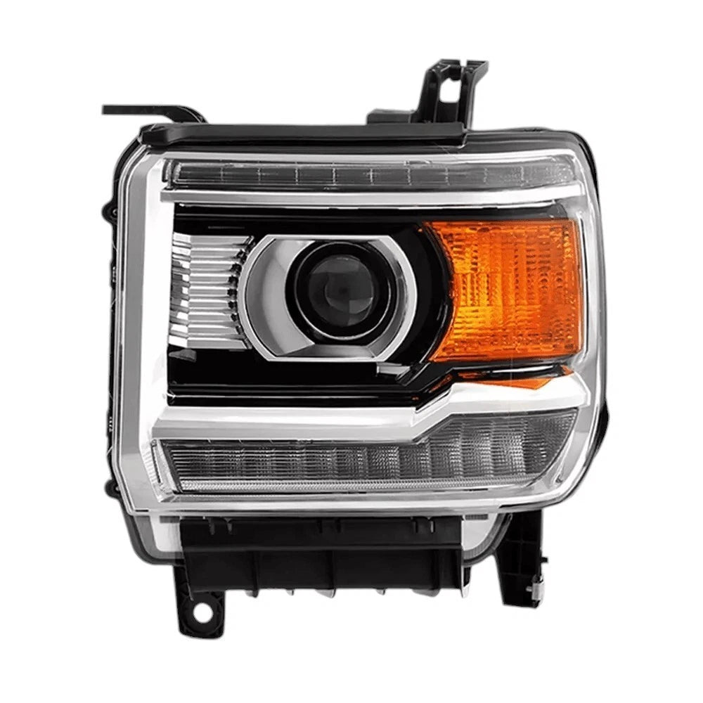 Halogen Headlight with LED DRL Driver LH for GMC Sierra 2500HD/3500HD (2015–2018)