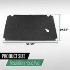 Hood Insulation Pad with Clips for Jeep Grand Cherokee (1993–1998)