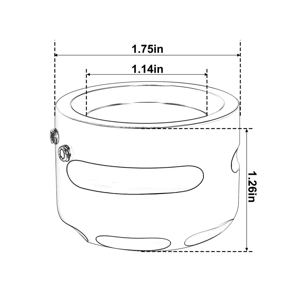 Front Axle Cap Nut Cover for Harley Sportster XL, Softail (2009-2022)