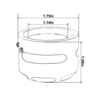 Front Axle Cap Nut Cover for Harley Sportster XL, Softail (2009-2022)