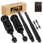 Front Rear Struts w/Coil Spring Sway Bar Links for Ford F-150 (2005–2008) 4WD