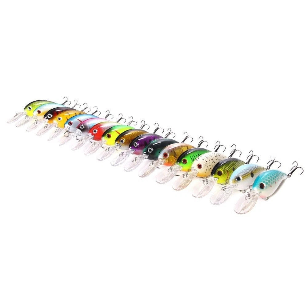 14g Multicolor Fat Lure for Bass Fishing (12cm)