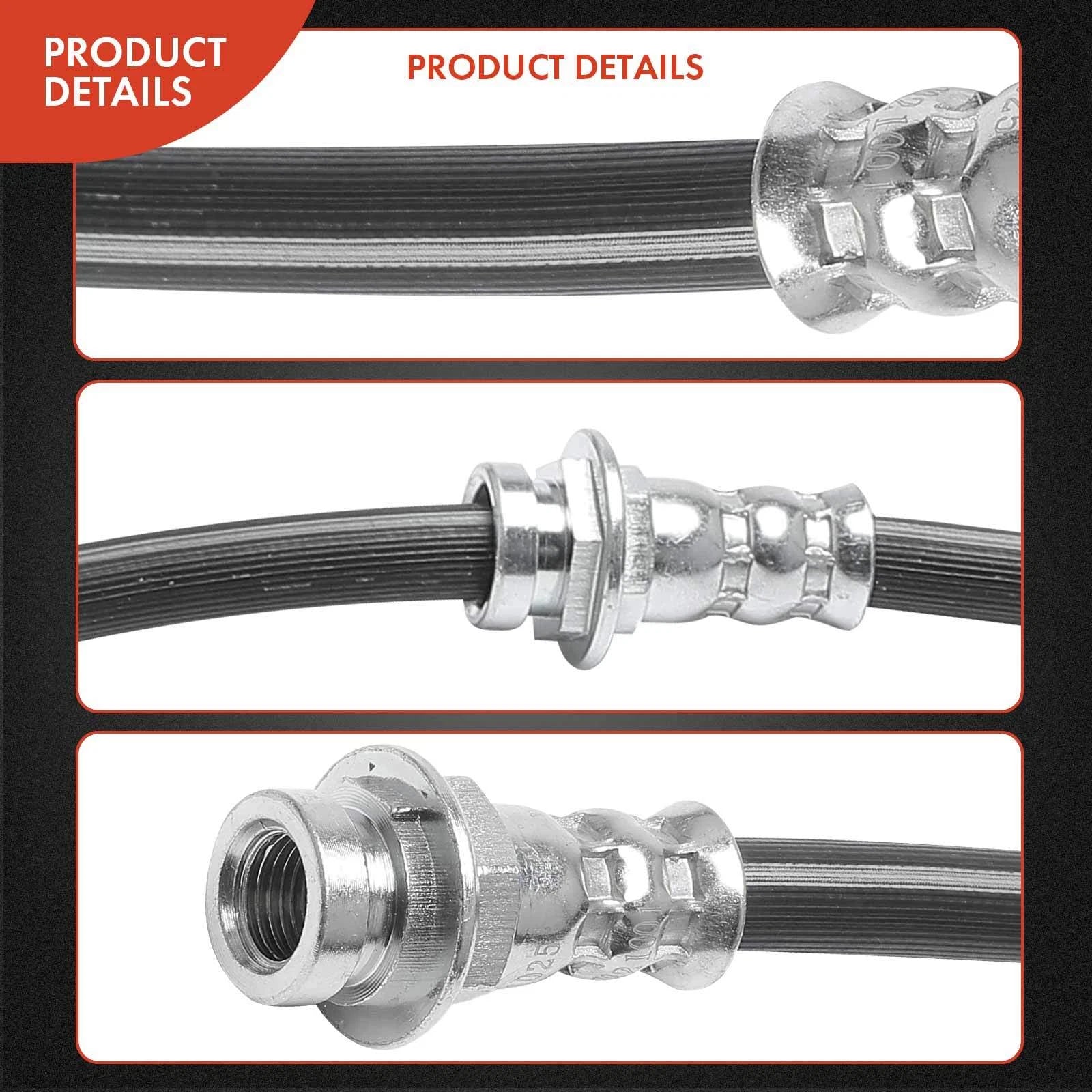 Front Left Brake Hydraulic Hose for Chevrolet Camaro Pontiac (1984–1992)