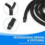Set of 4 Double Braid Nylon Dock Lines for Boat (25FT, 1/2 inch)
