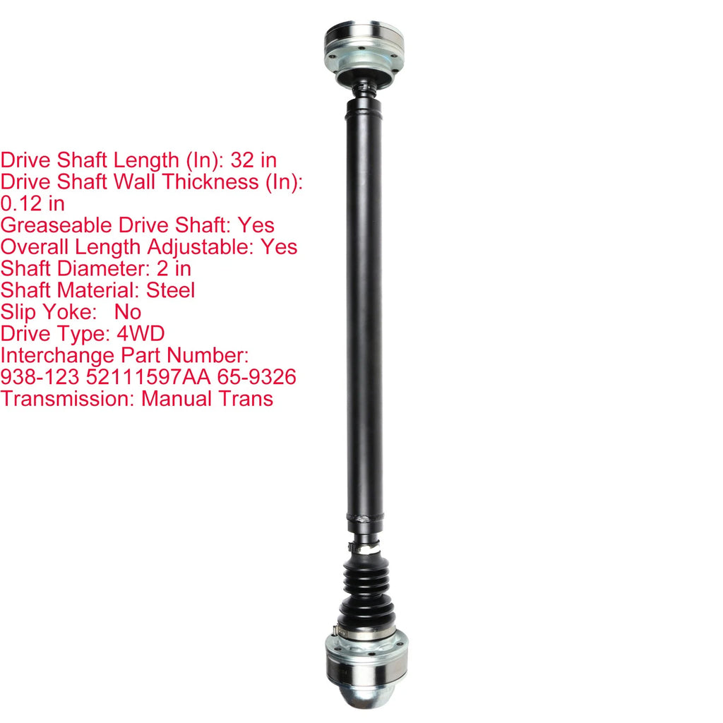 Front Driveshaft for Jeep Liberty (2002–2007)