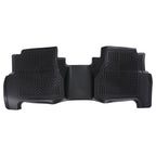 TPE Floor Mats for Nissan Frontier Crew Cab (2008–2021) Black All-Weather